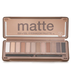 BYS - Eyeshadow Palette (12x Eyeshadow, 2x Applicator) 12g/0.42oz