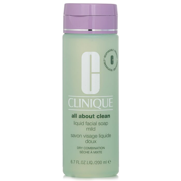 CLINIQUE - All About Clean Liquid Facial Soap Mild - Dry Combination Skin(Random Packaging)