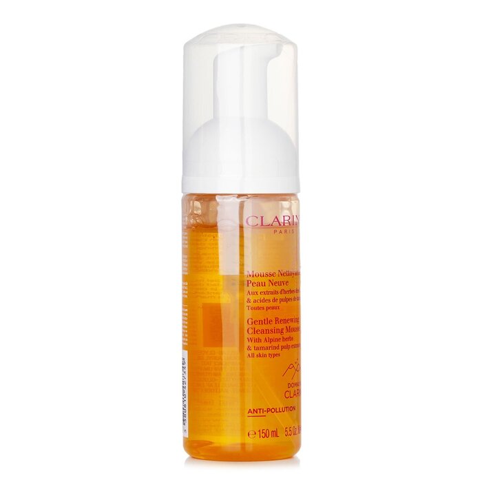 CLARINS - Gentle Renewing Cleansing Mousse With Alpine Herbs & Tamarind Pulp Extracts