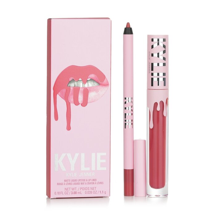 KYLIE BY KYLIE JENNER - Matte Lip Kit: Matte Liquid Lipstick 3ml + Lip Liner 1.1g 2pcs