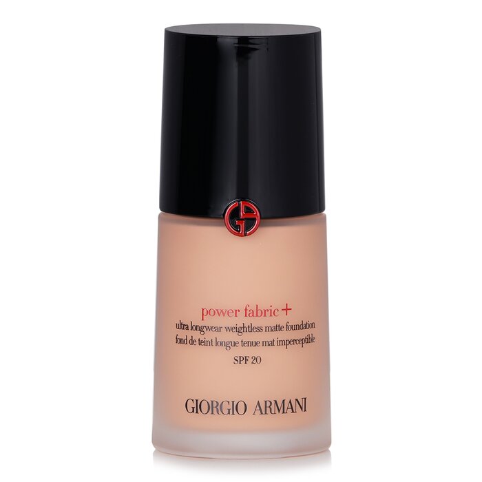 GIORGIO ARMANI - Power Fabric+ Ultra Longwear Weightless Matte Foundation SPF 20 30ml/1oz