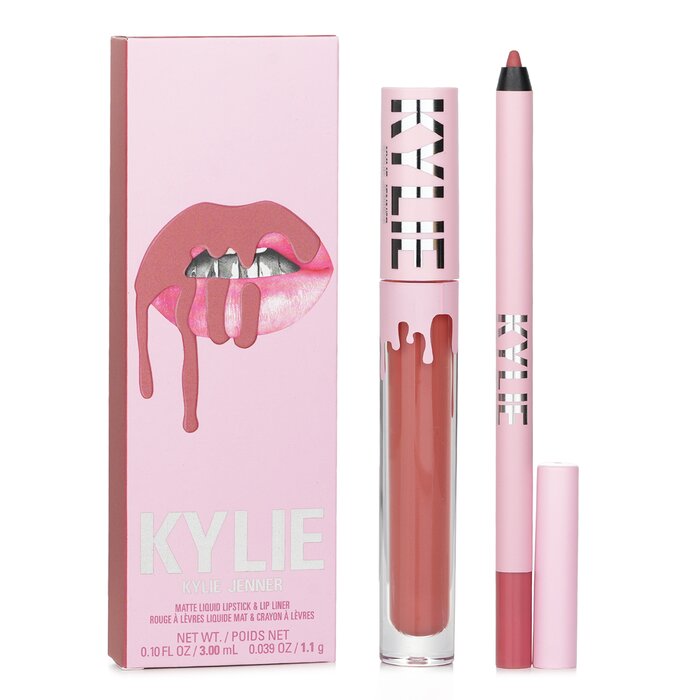 KYLIE BY KYLIE JENNER - Matte Lip Kit: Matte Liquid Lipstick 3ml + Lip Liner 1.1g 2pcs