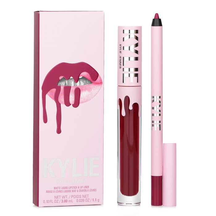 KYLIE BY KYLIE JENNER - Matte Lip Kit: Matte Liquid Lipstick 3ml + Lip Liner 1.1g 2pcs