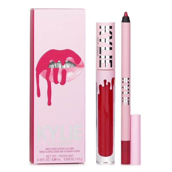 KYLIE BY KYLIE JENNER - Matte Lip Kit: Matte Liquid Lipstick 3ml + Lip Liner 1.1g 2pcs