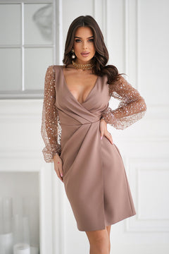 Evening dress Bicotone