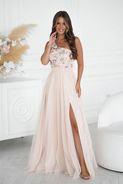 Long dress Bicotone