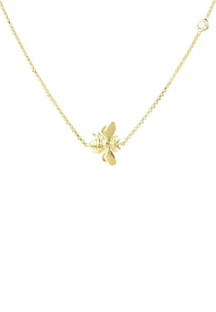 Queen Bee Necklace Gold